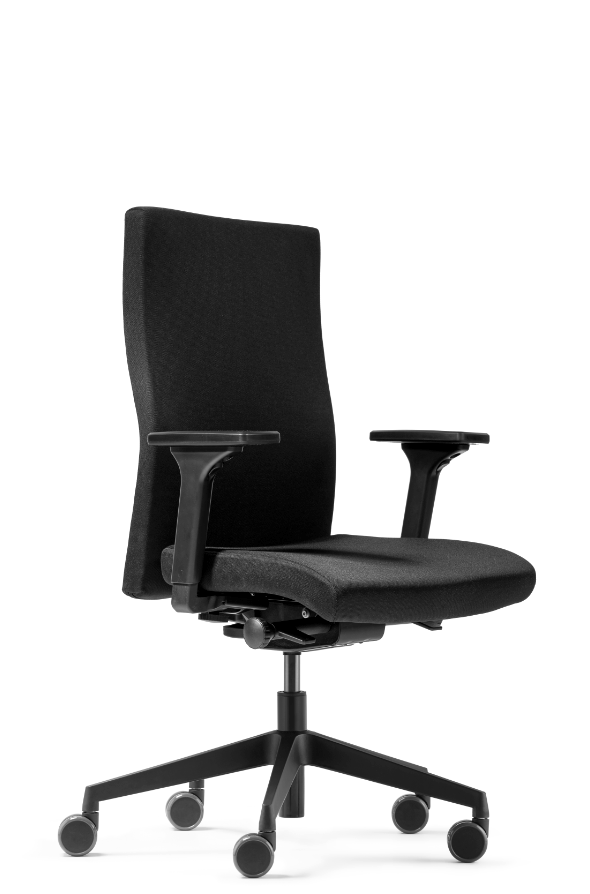 Testsieger 09/2021 Stiftung Warentest - Dauphin - Bürostuhl 9248 - integrierter Lumbalstütze