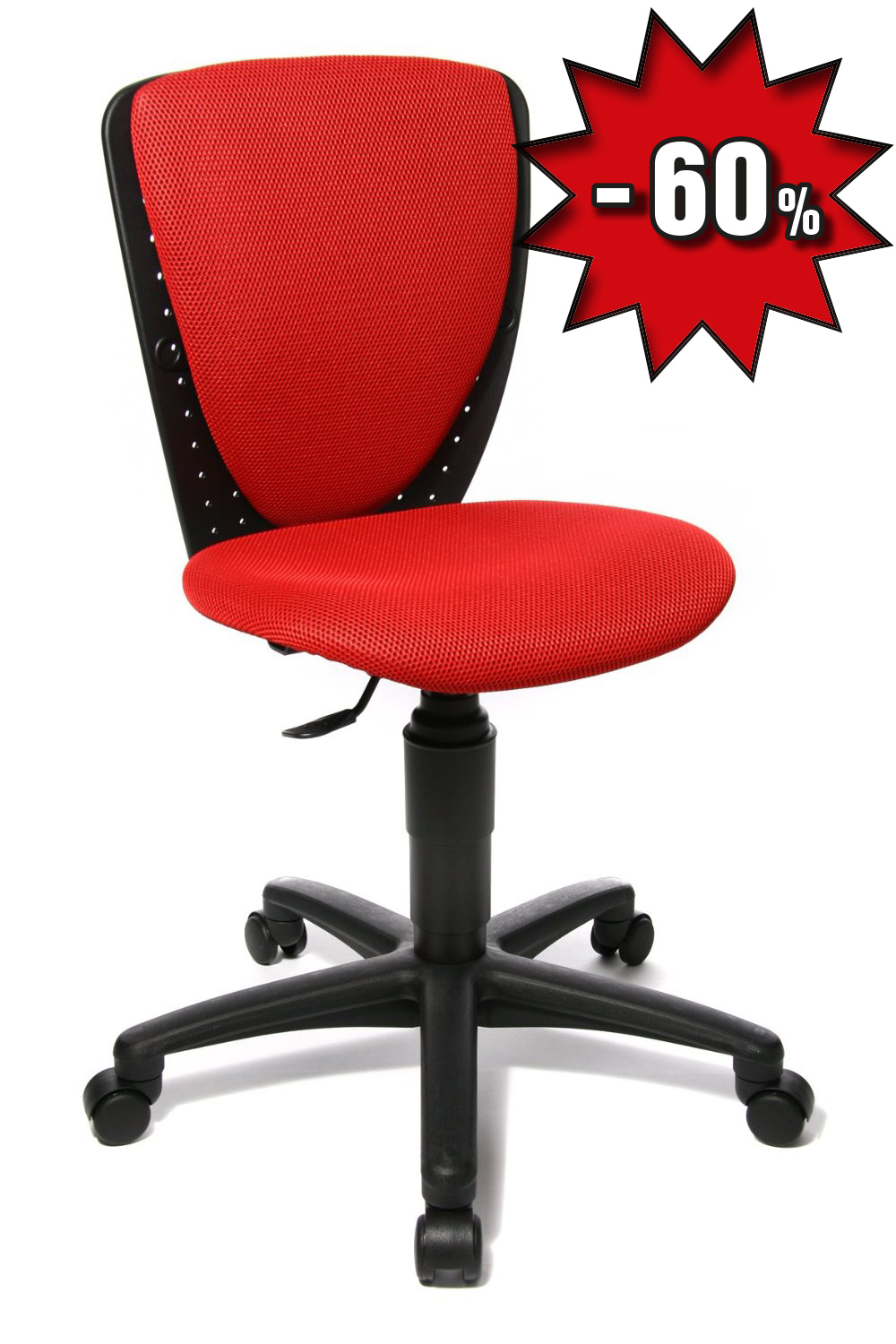 Kinderdrehstuhl High S'cool - rot - Topstar,