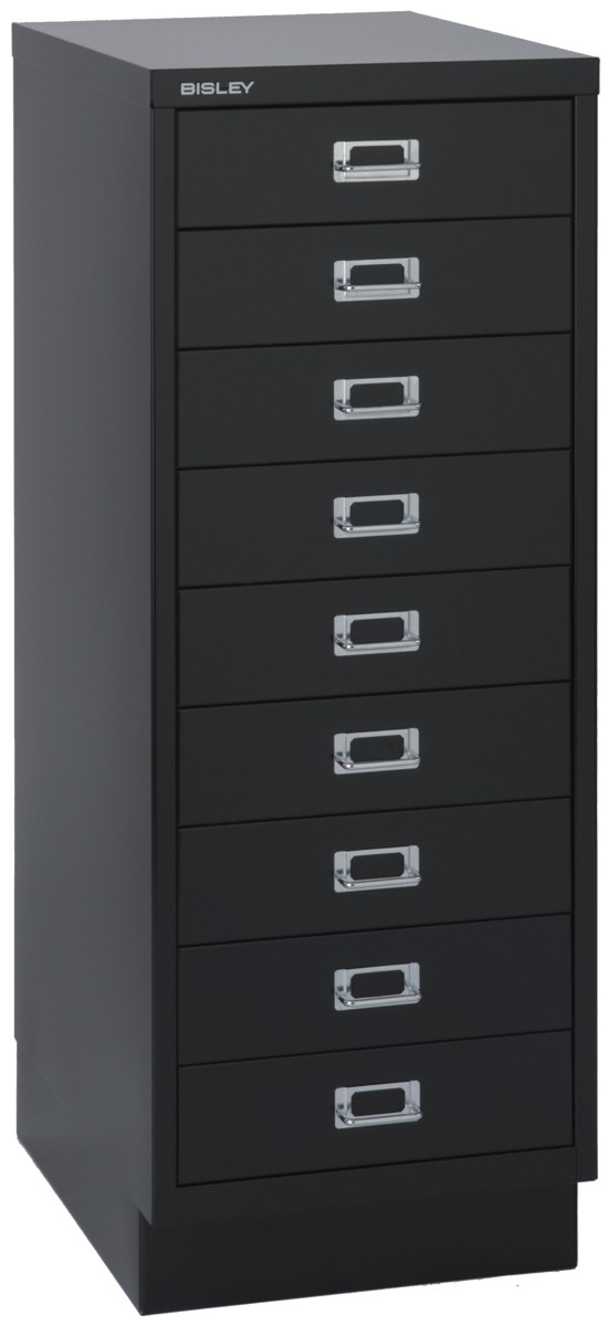 Schubladenschrank Multidrawers 39er Serie, 9 Schubladen DIN A3 mit Sockel