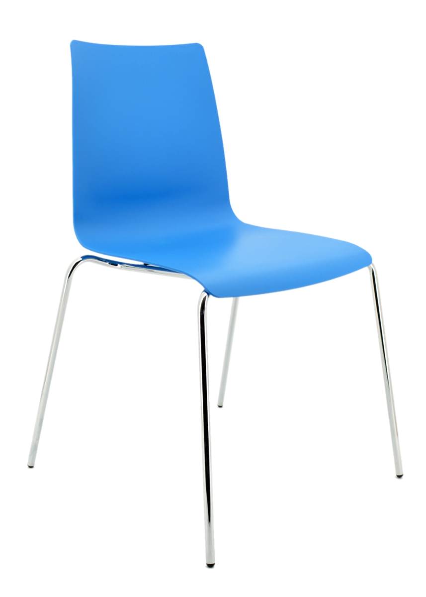 Besucherstuhl Unicus - himmelblau - Brune