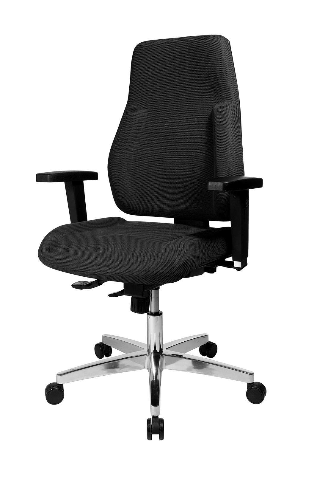Bürostuhl P 91 mit Hartbodenrollen - schwarz - Topstar
