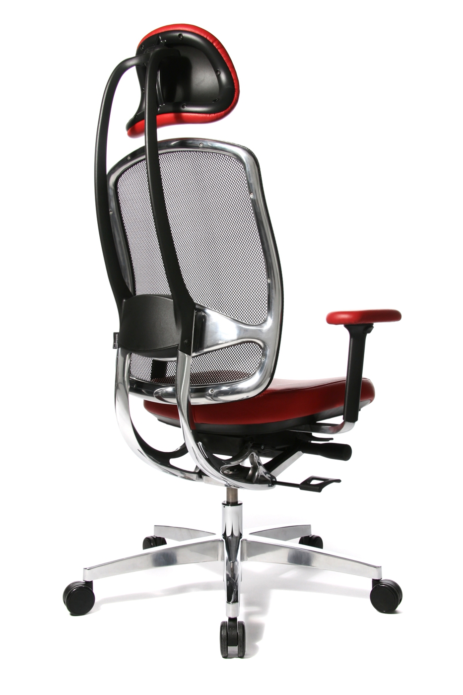 Chefsessel AluMedic® Limited - Leder rot - Wagner