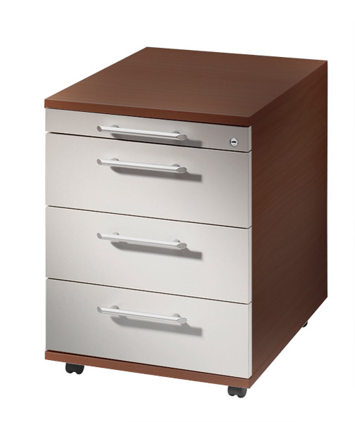 Rollcontainer: Rollcontainer Solid mit drei Schubladen