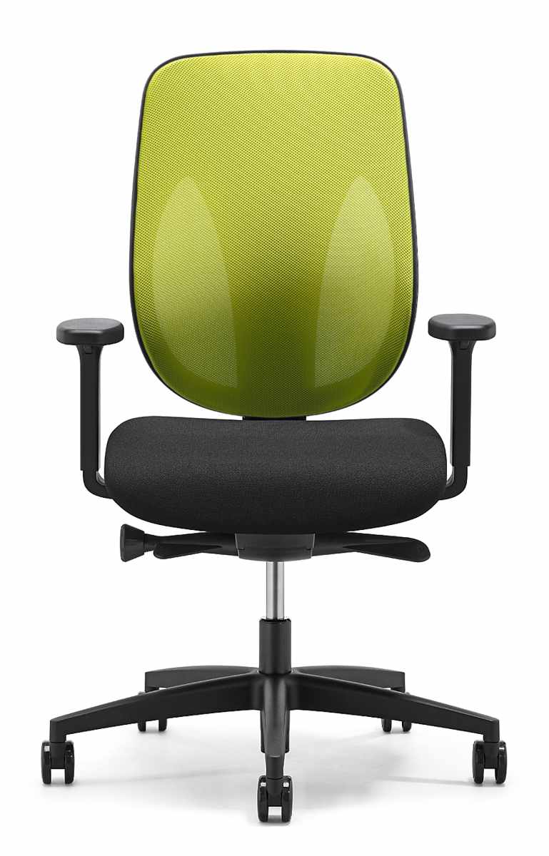 Drehstuhl Giroflex 353 - schwarz/grün