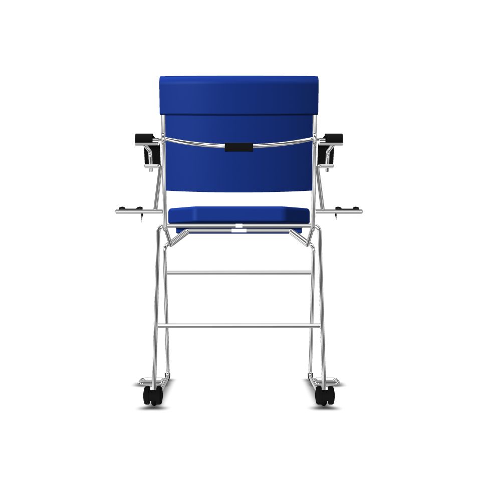 SONDERPREIS - Reha­-Sessel erhöht Giroflex 33-7009-RC - Kunstleder blau
