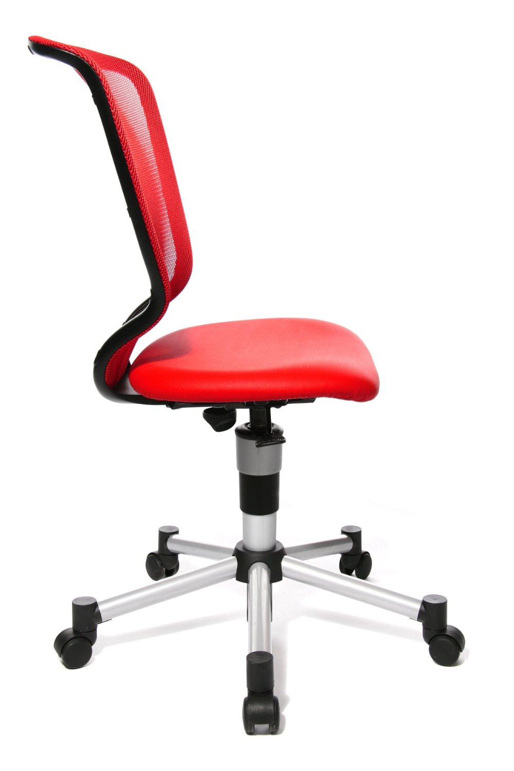 Kinderdrehstuhl Titan Junior - rot - Topstar