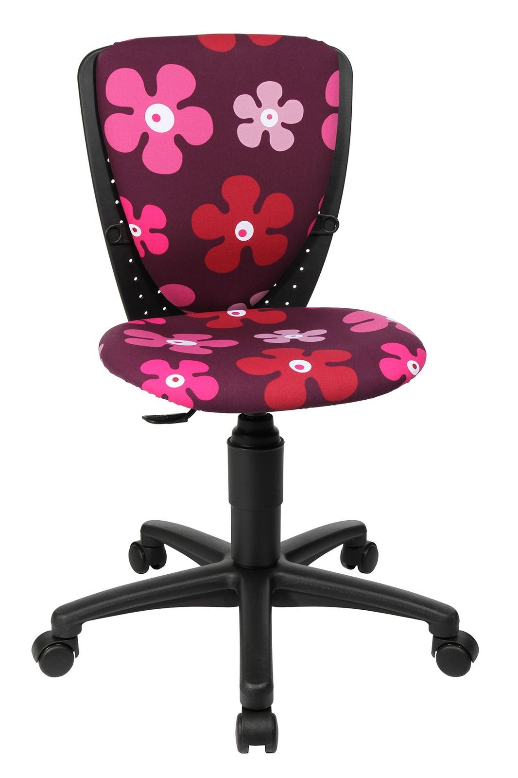 Kinderdrehstuhl S'cool 3 mit Hartbodenrollen - Motiv Flowers / Blumen - Topstar