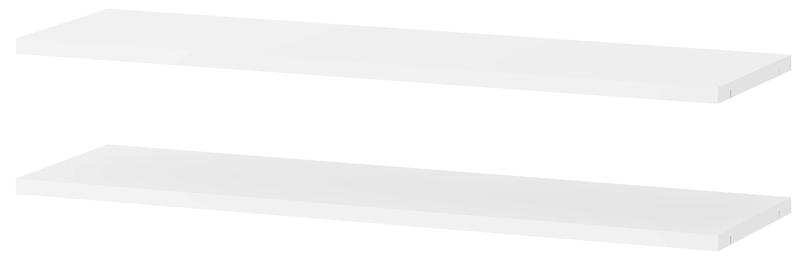 2 Regalböden, weiss