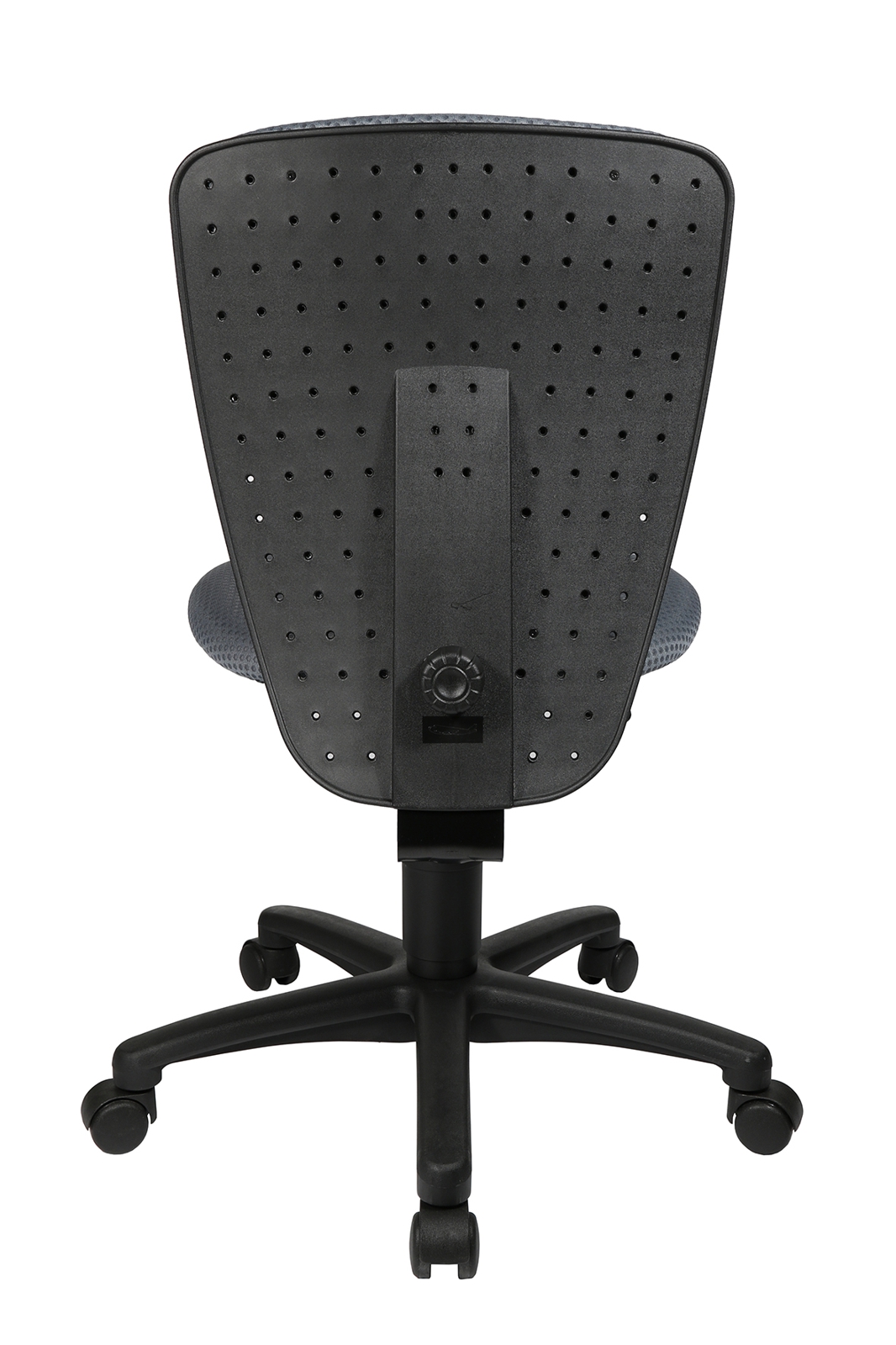 Kinderdrehstuhl High S'cool mit Hartbodenrollen - dunkelgrau,