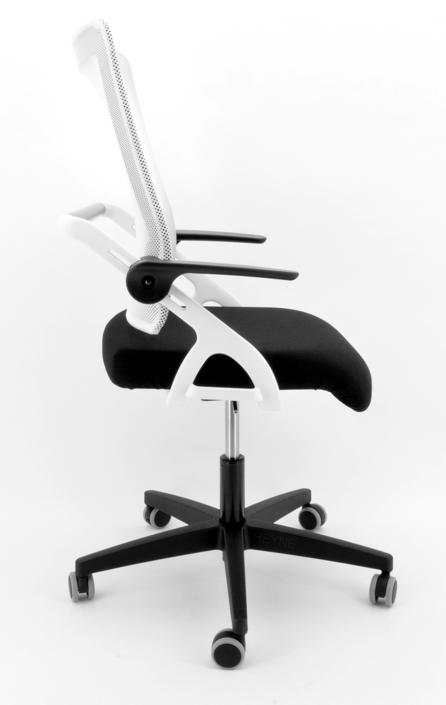 Drehstuhl Sitness 3D Star, white Edition - schwarz/weiß - Topstar
