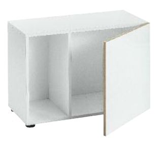 Pure Expo Schrank/Regalbox, weiß, Reinhard