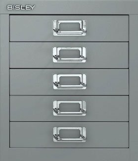 Schubladenschrank Multidrawers 12er Serie, 5 Schubladen, DIN A4