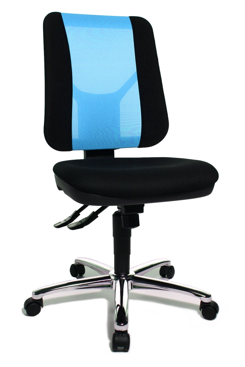 Drehstuhl Artwork 20 SY - schwarz / blau - Topstar