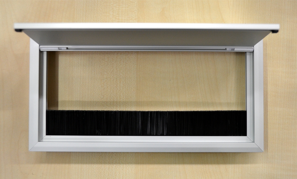 Kabeldurchführung / Kabeldurchlass, 120x240 mm, Aluminium