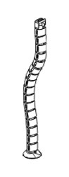 Kabelspirale für die Bodenzufuhr