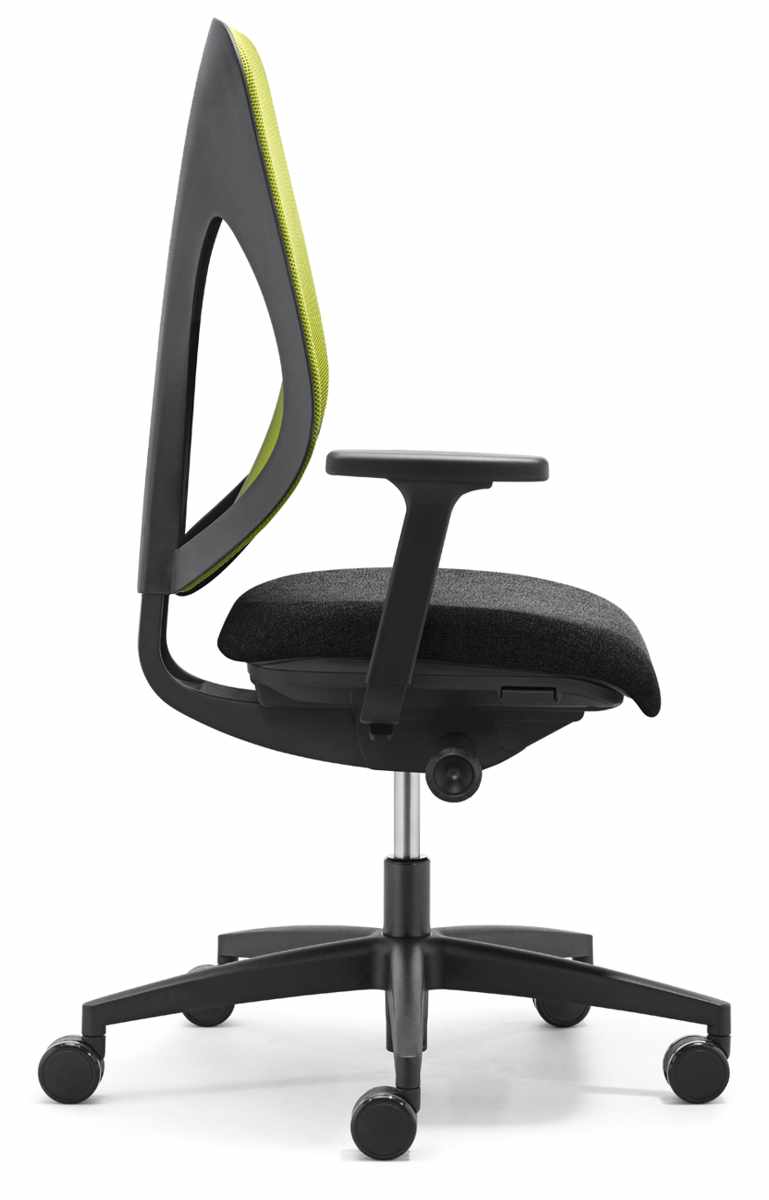 Drehstuhl Giroflex 353 - schwarz/grün