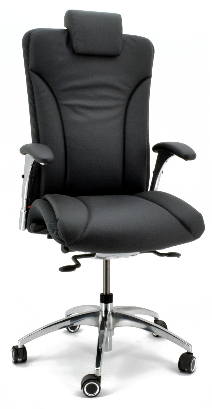 Chefsessel Salveo 8220 - Leder schwarz - Köhl