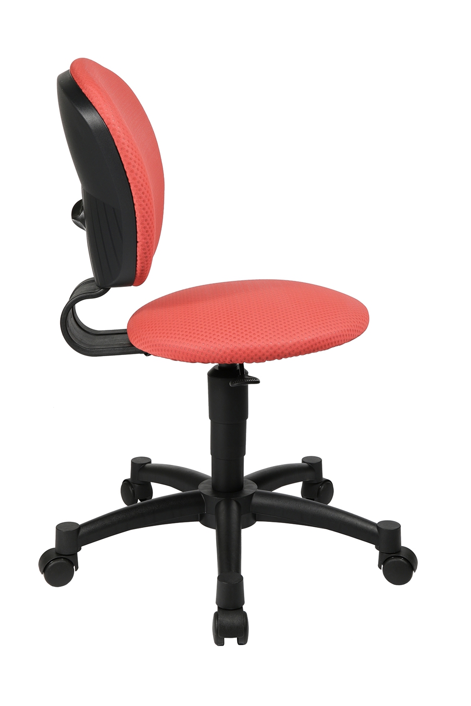 Kinderdrehstuhl Sitness Quarter Ball - coral rot - Topstar Sonderpreis