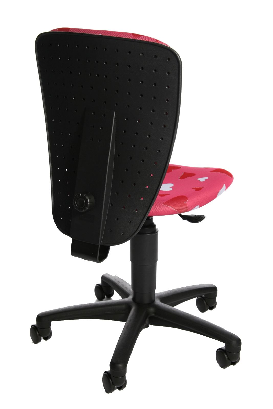 Kinderdrehstuhl S'cool 3 mit Universalrollen - Motiv Herzchen - Topstar,