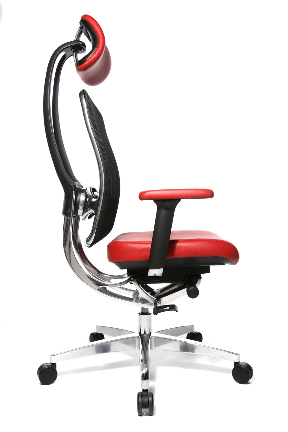 Chefsessel AluMedic® Limited - Leder rot - Wagner