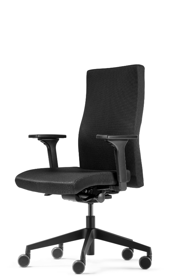 Testsieger 09/2021 Stiftung Warentest - Dauphin - Bürostuhl 9248 - integrierter Lumbalstütze