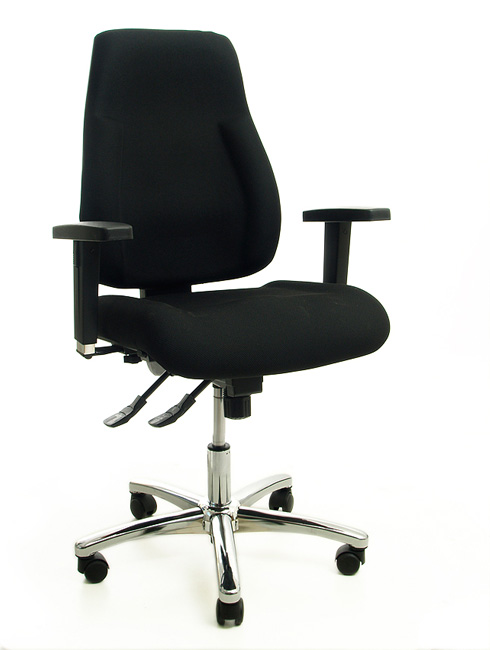 Drehstuhl Topstar Signum Top schwarz - mit Armlehnen