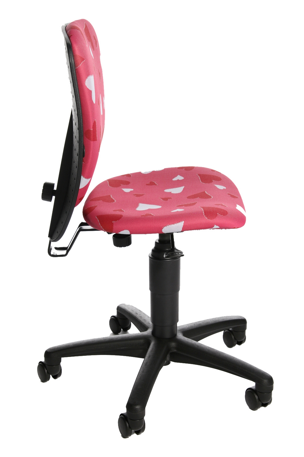 Kinderdrehstuhl S'cool 3 mit Universalrollen - Motiv Herzchen - Topstar,