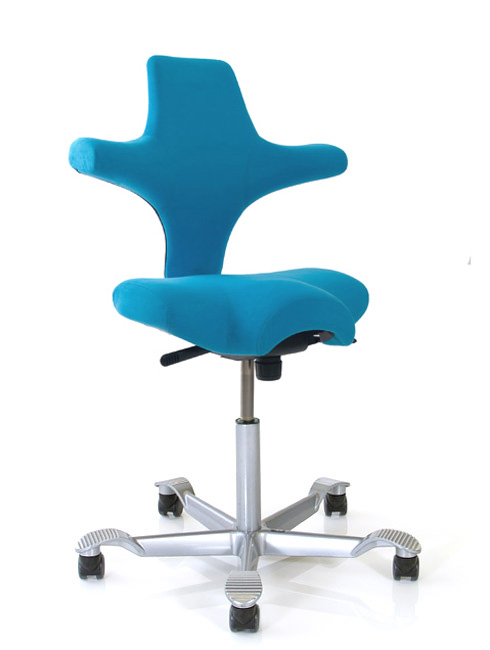 Drehstuhl Capisco 8106 - taubenblau - HAG