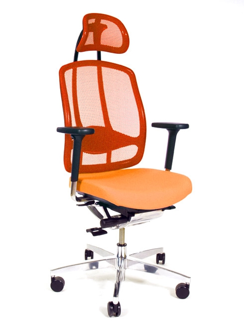 Drehstuhl AluMedic 10 von Wagner in Orange