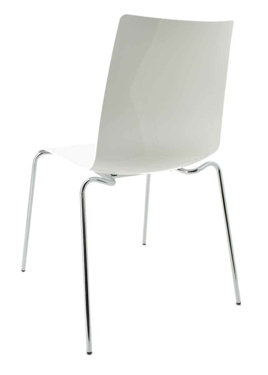 Besucherstuhl Unicus - weiß - Brune