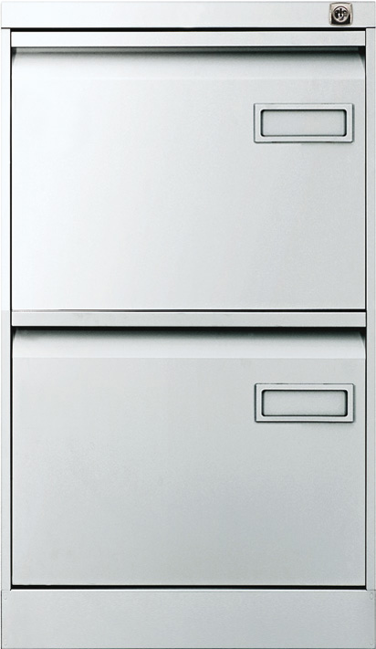 Hängeregistraturschrank Light mit Griffleiste, einbahnig, 2 HR-Schubladen, DIN A4