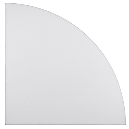 Verkettungsplatte Eckwinkel Viertelskreis 80 cm