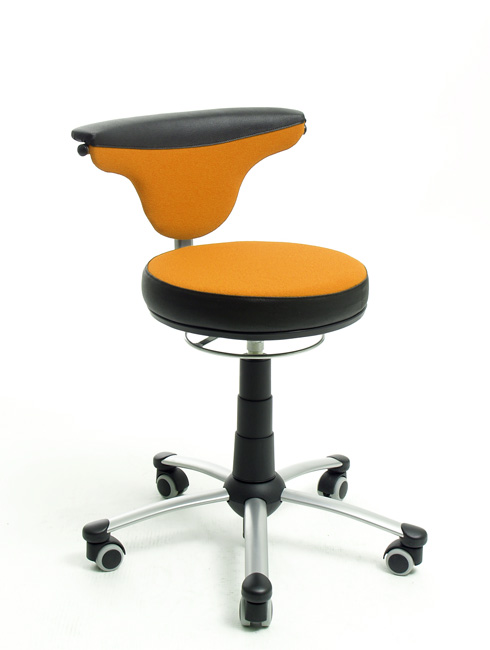 Jugenddrehstuhl TORRO-SIT von Mayer in orange/schwarz