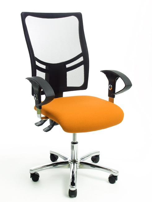 Drehstuhl Topstar Net Point 10 in orange Sonderangebot