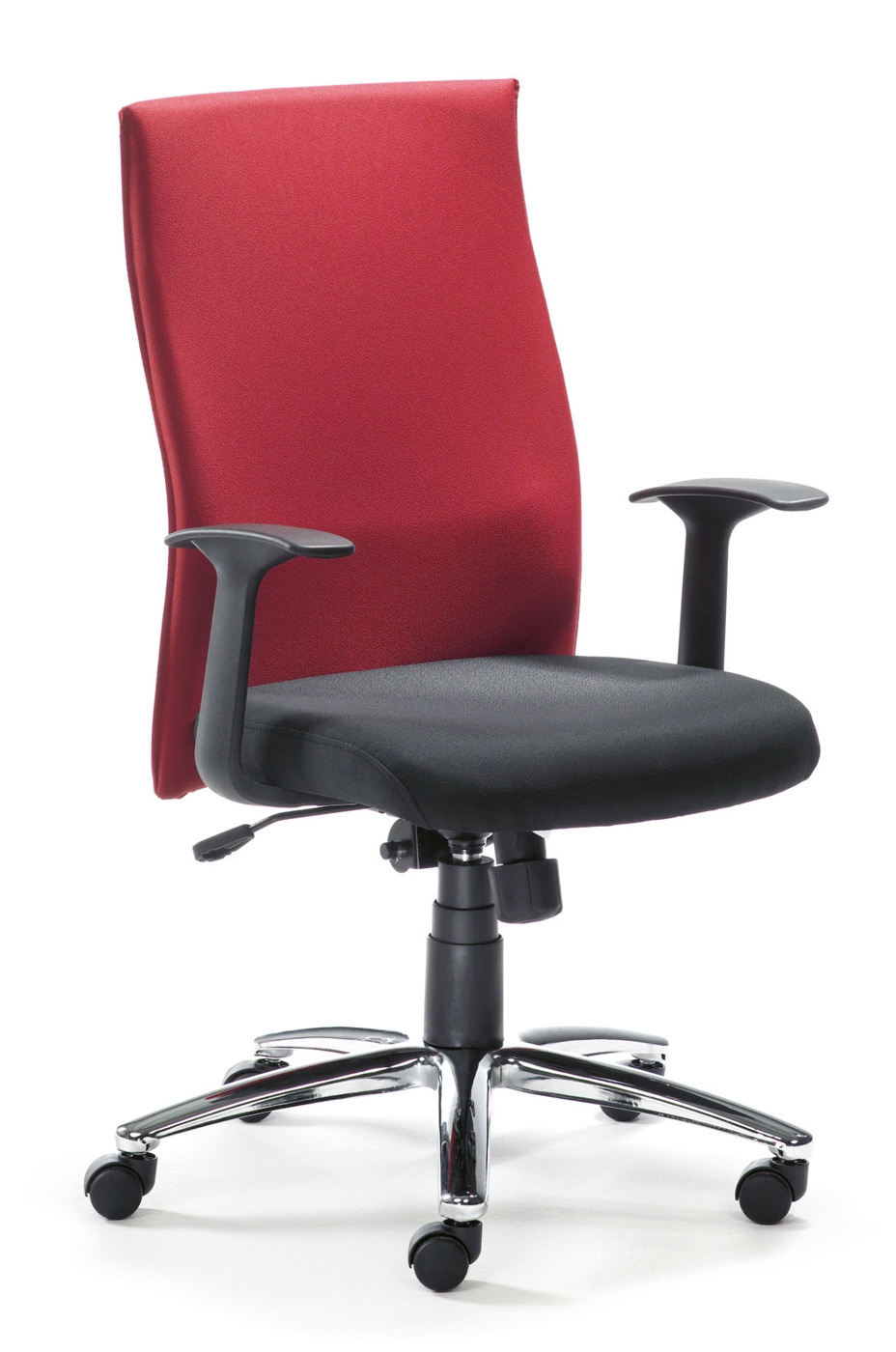Drehstuhl MyErgostar 2299 - schwarz/rot - Mayer