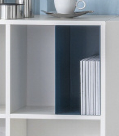 Regalbox/Metalbox Andorra, blau, 2er Set, Reinhard