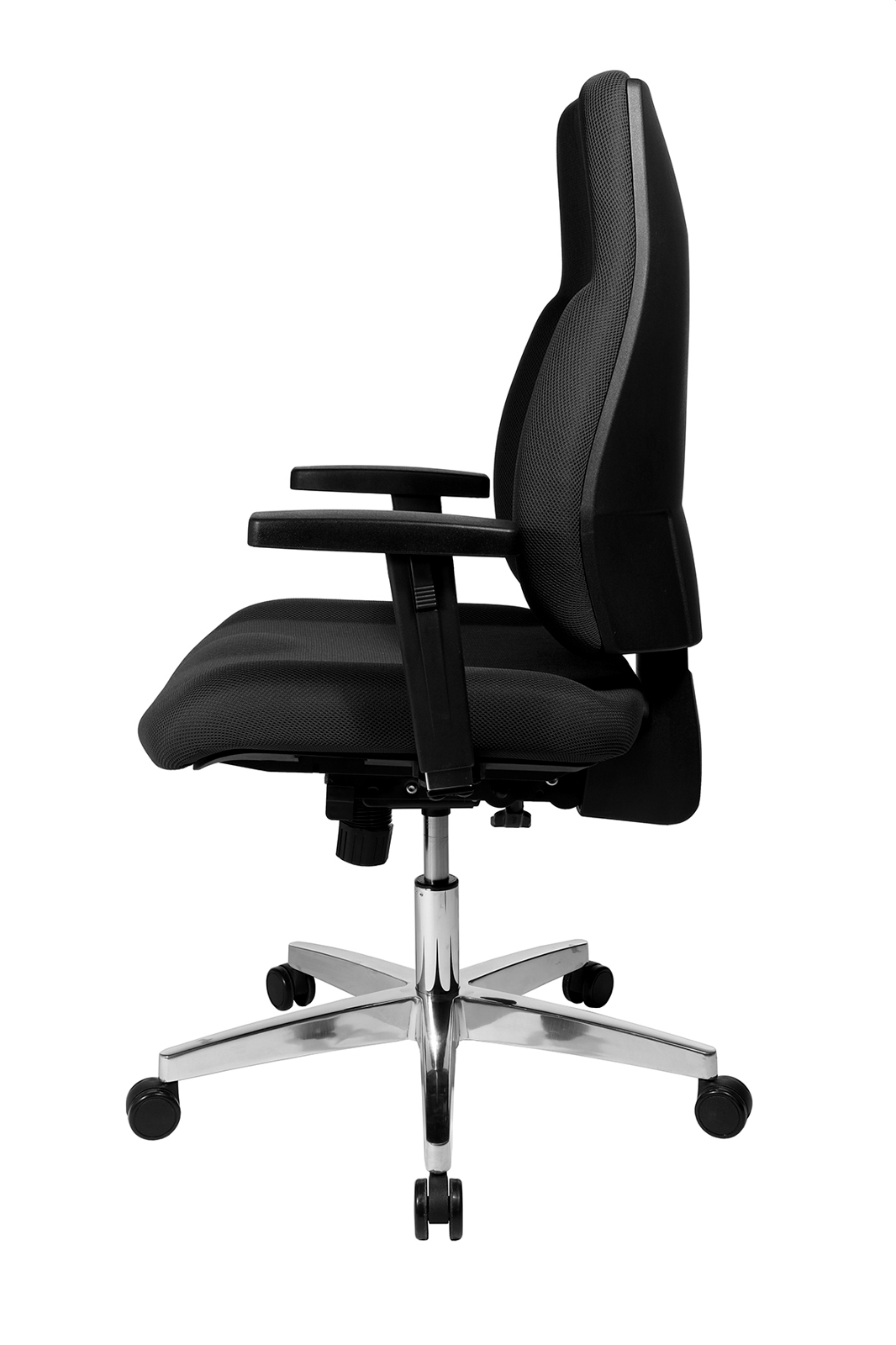 Bürostuhl P 91 mit Hartbodenrollen - schwarz - Topstar
