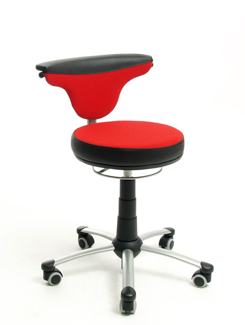 Jugenddrehstuhl TORRO-SIT von Mayer in rot/schwarz