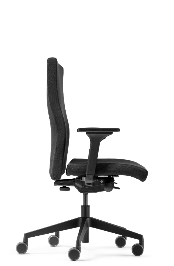 Testsieger 09/2021 Stiftung Warentest - Dauphin - Bürostuhl 9248 - integrierter Lumbalstütze