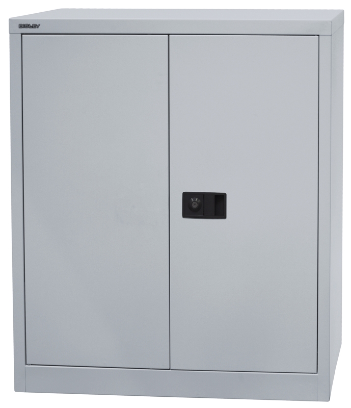 Bisley Flügeltürenschrank Universal E402A01434, 2 Ordnerhöhen, anthrazit
