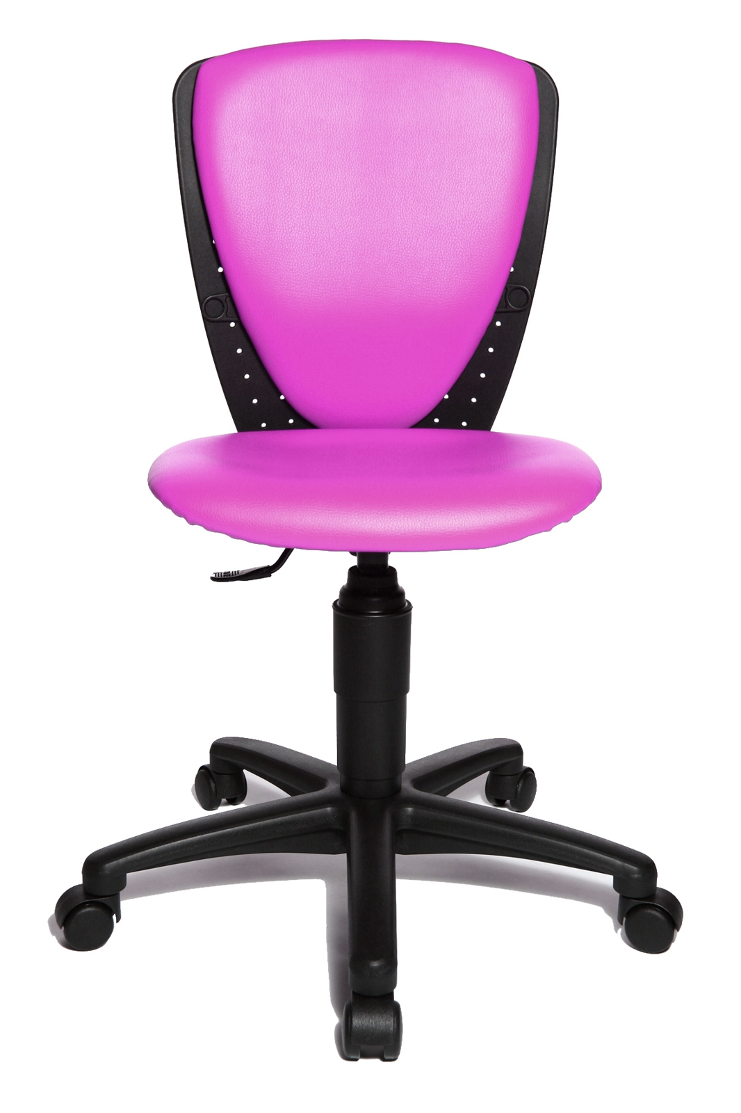 Kinderdrehstuhl High S'cool mit Universalrollen - pink, Softex/Kunstleder - Topstar,