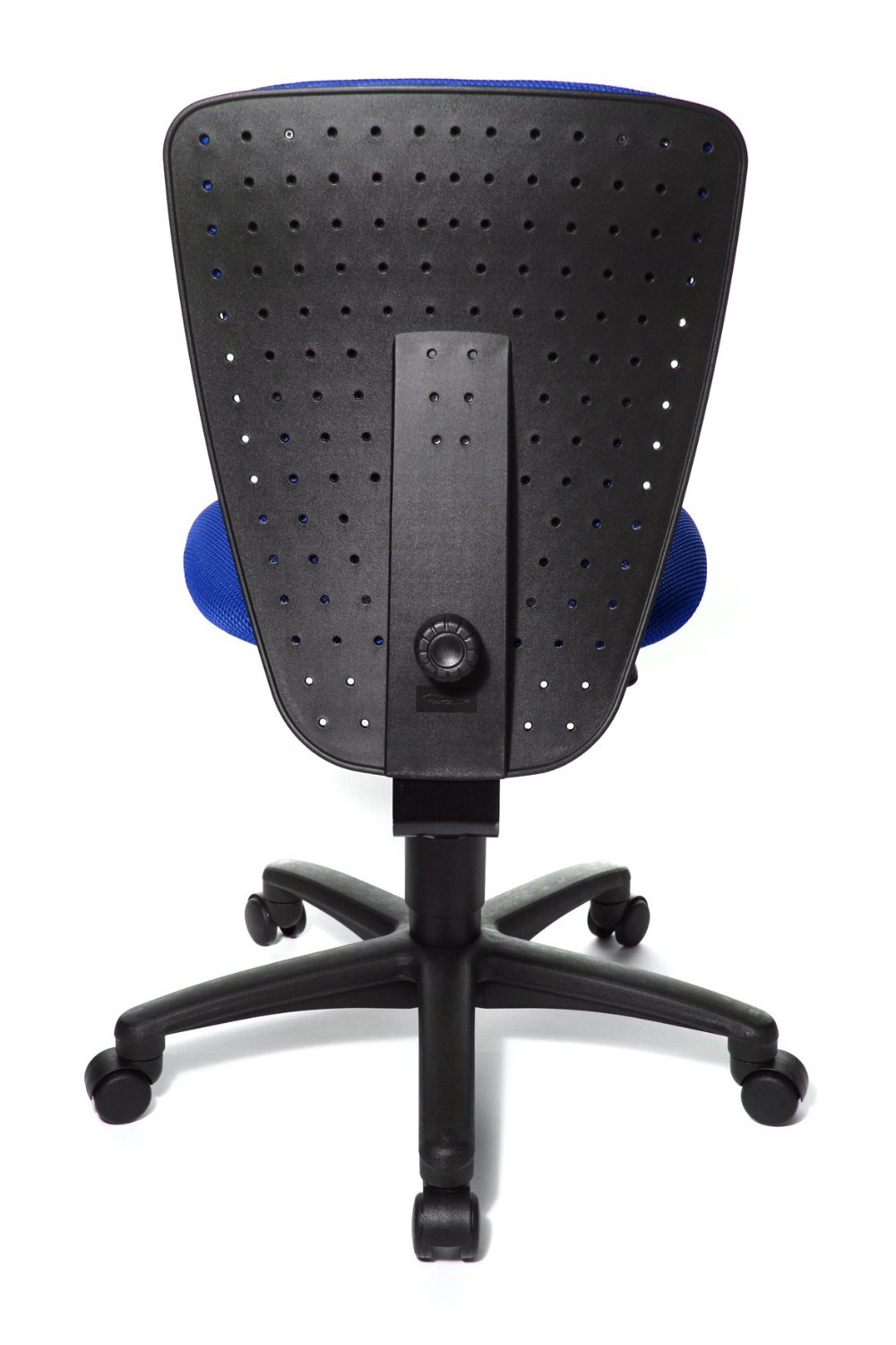 Kinderdrehstuhl Topstar High S'cool - blau - mit Hartbodenrollen,