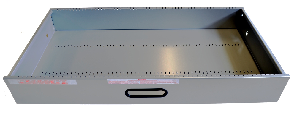 Teleskopschublade (5 Module) für die Office Serie, silber
