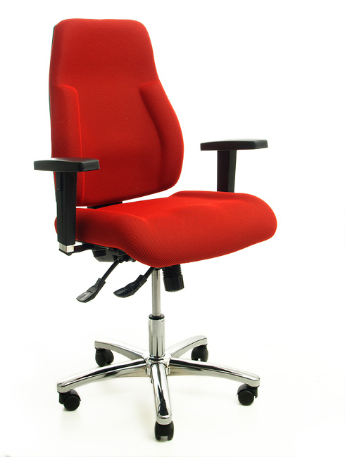 Drehstuhl Topstar Signum Top rot - mit Armlehnen