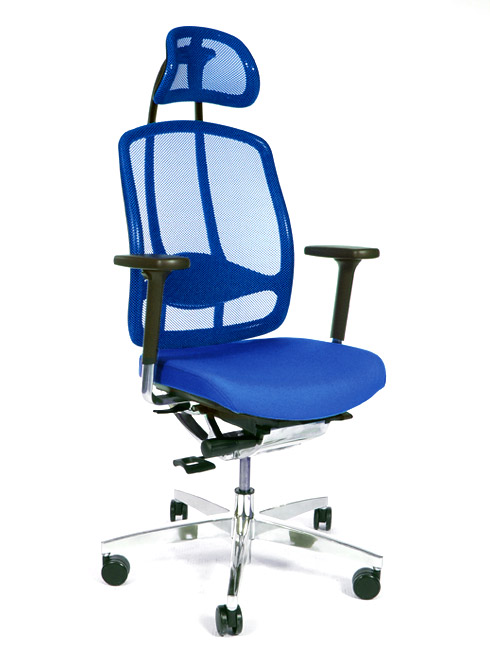 Drehstuhl AluMedic 10 von Wagner in Blau