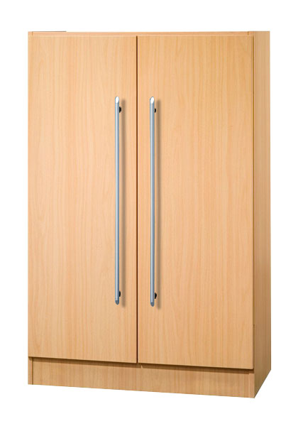 Schrankwand-System Solid 7: Büroschrank 3 OH mit Flügeltüren