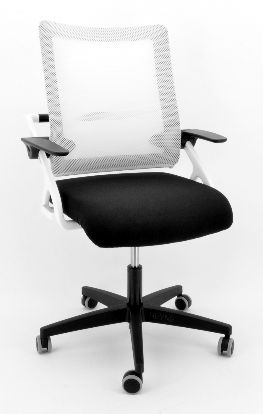 Drehstuhl Sitness 3D Star, white Edition - schwarz/weiß - Topstar