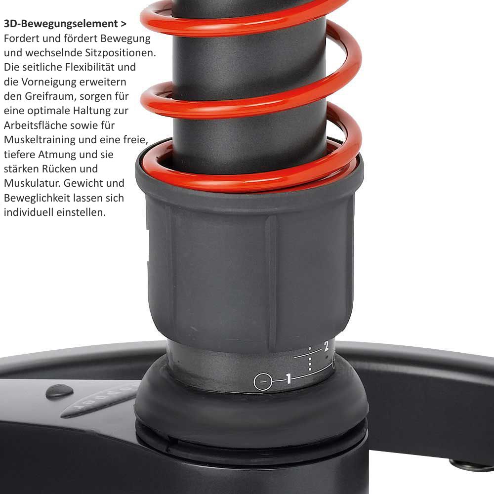 Bürostuhl Swopper Standard - schwarz - Aeris
