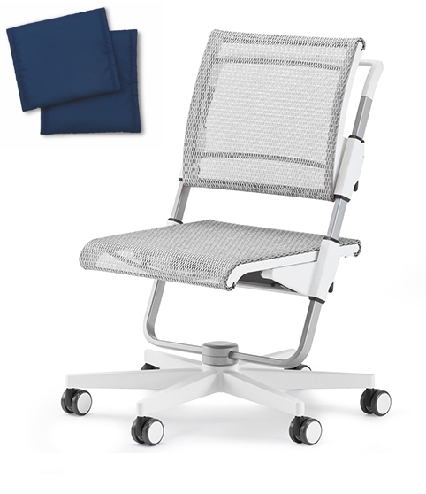 Kinderdrehstuhl - Scooter - blau Fresh - Moll