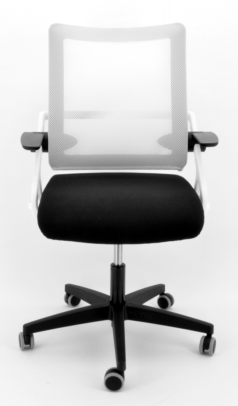 Drehstuhl Sitness 3D Star, white Edition - schwarz/weiß - Topstar